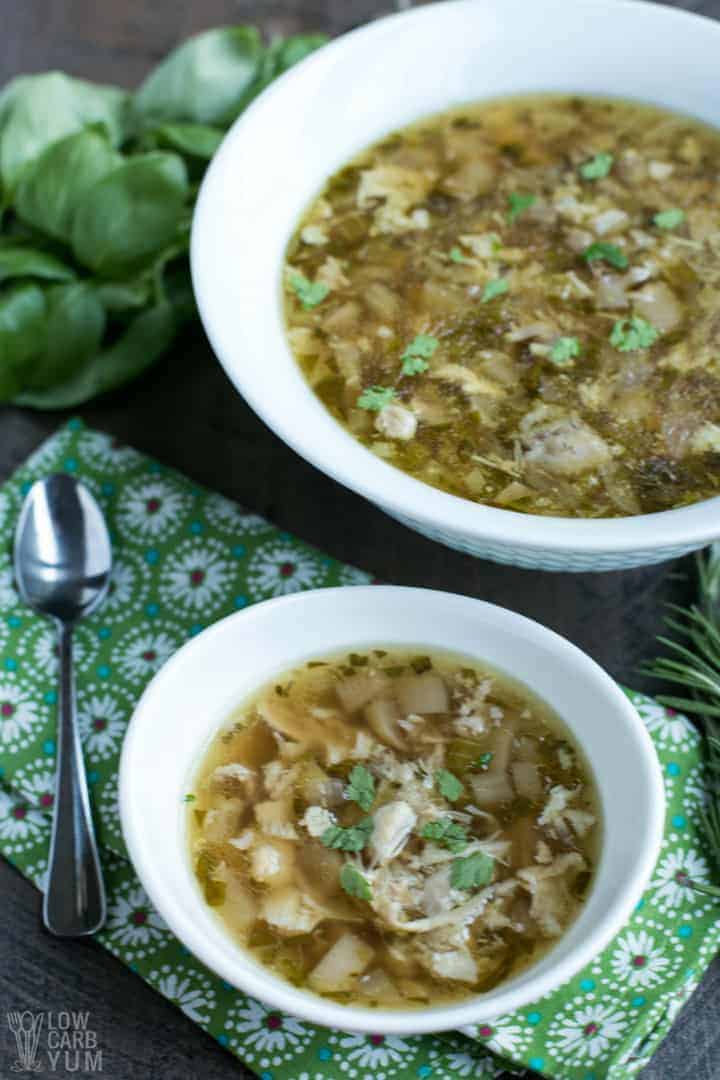 Recipe for Instant Pot chicken thighs soup