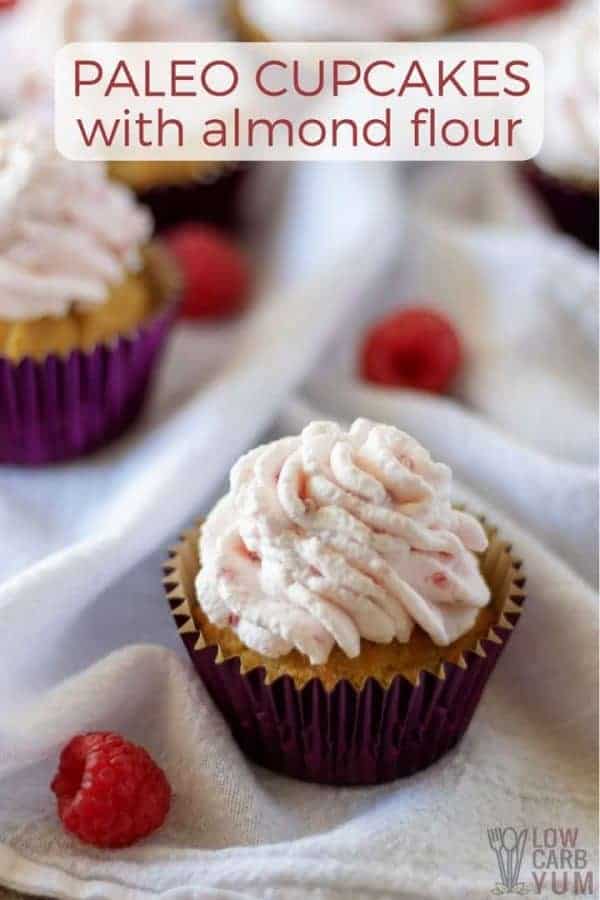 Vanilla Paleo Cupcakes Keto Friendly Low Carb Yum