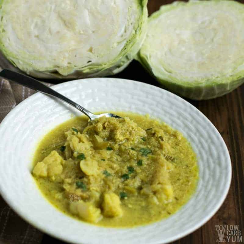 Chicken Cabbage Soup in Instant Pot or on Stove Top Low Carb Yum