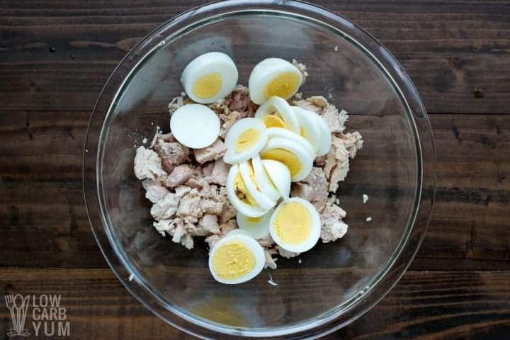tuna and eggs