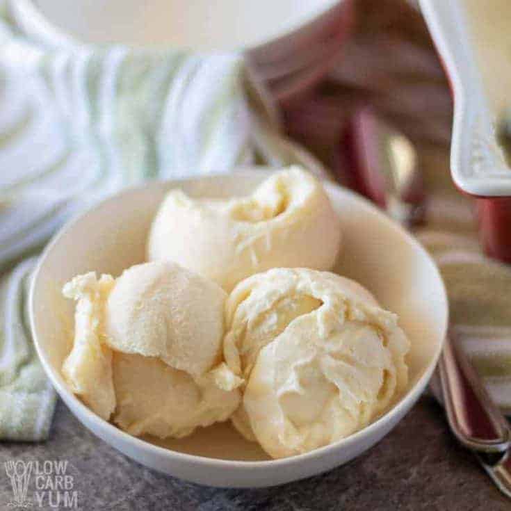 Vanilla Keto Ice Cream Recipe Using No Churn Method
