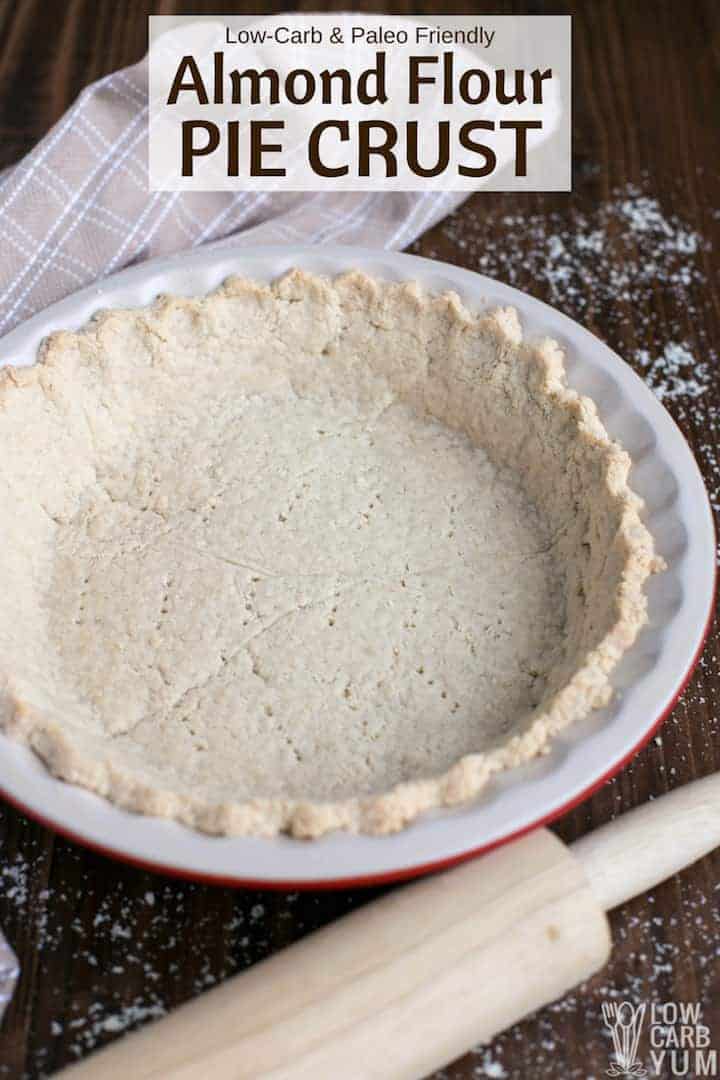 Almond flour pie crust recipe low carb gluten free