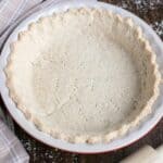 Paleo almond flour pie crust recipe low carb and gluten free