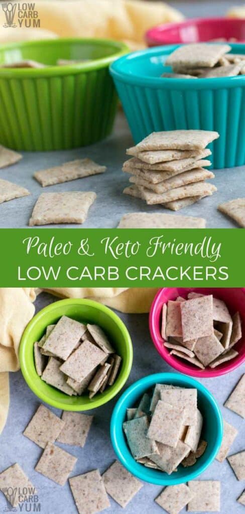 Keto low carb crackers recipe