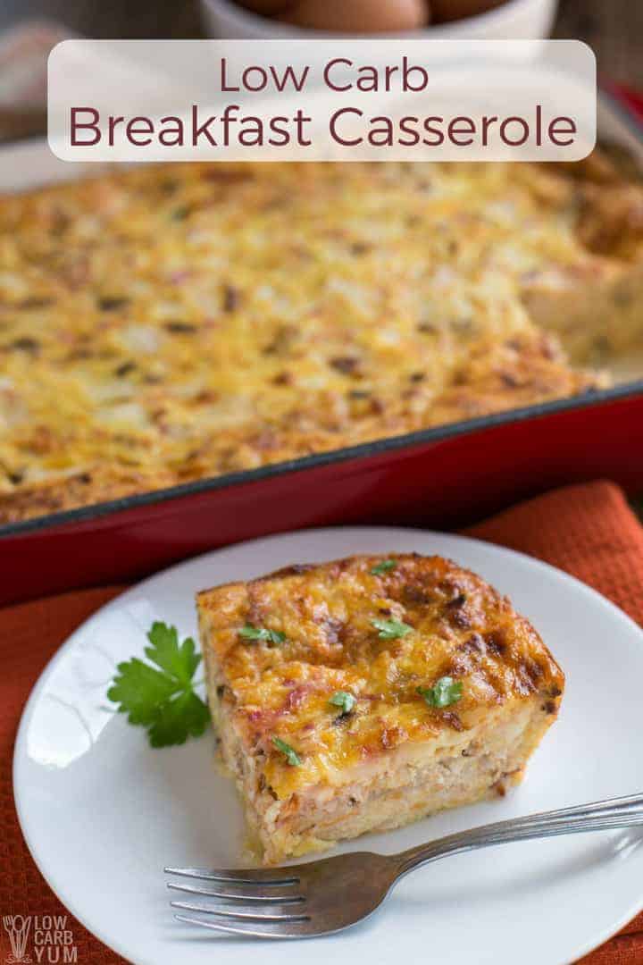 Low Carb Breakfast Casserole with Bacon to Make Ahead ...