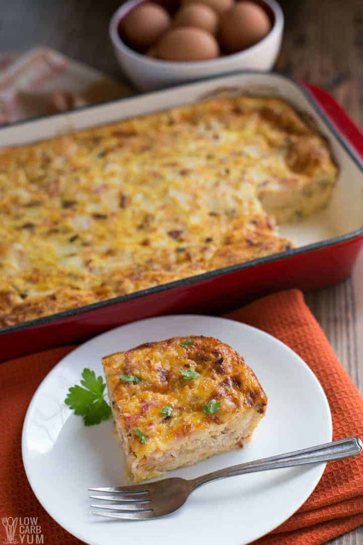 low carb breakfast casserole recept