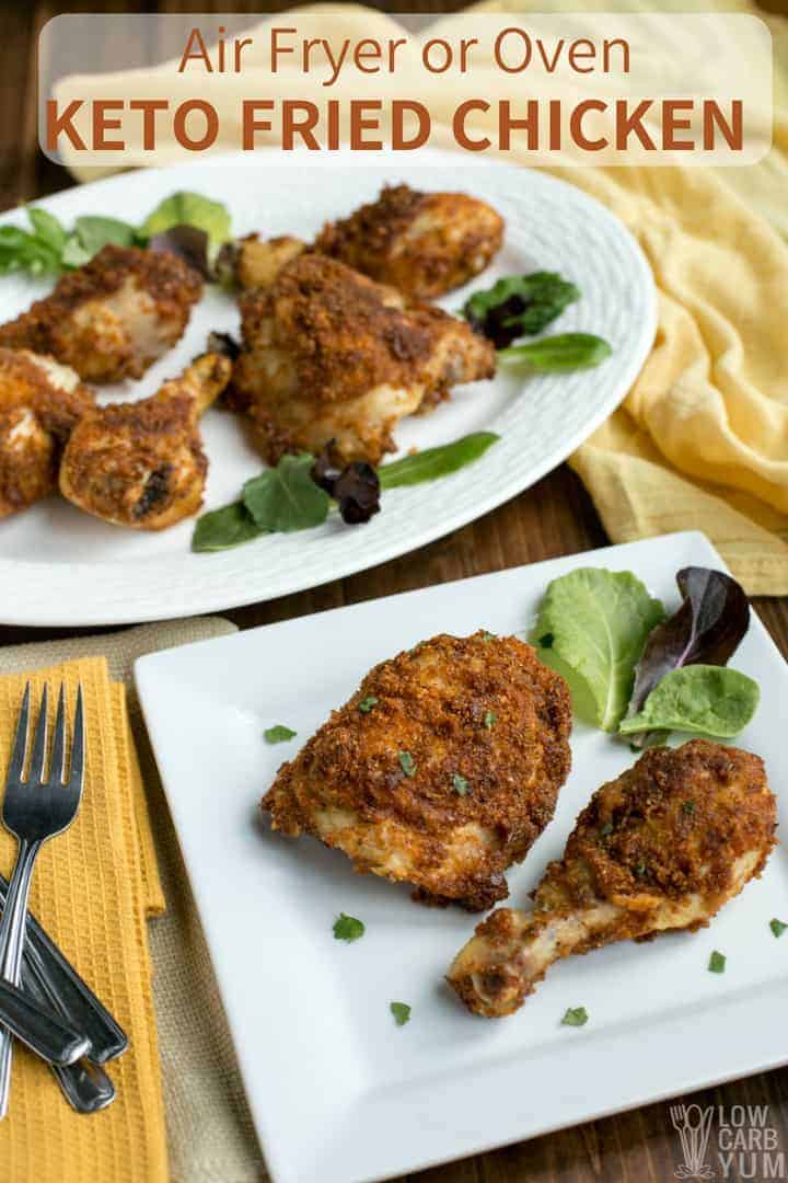 Low Carb Keto Fried Chicken In Air Fryer Or Oven Low Carb Yum