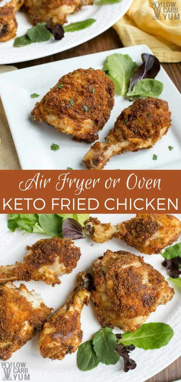Low Carb Keto Fried Chicken in Air Fryer or Oven | Low ...