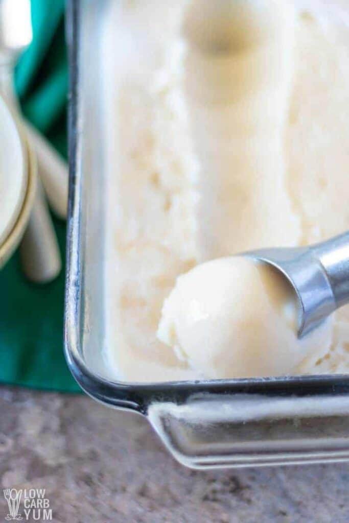 Vanilla Homemade Almond Milk Ice Cream Low Carb Yum
