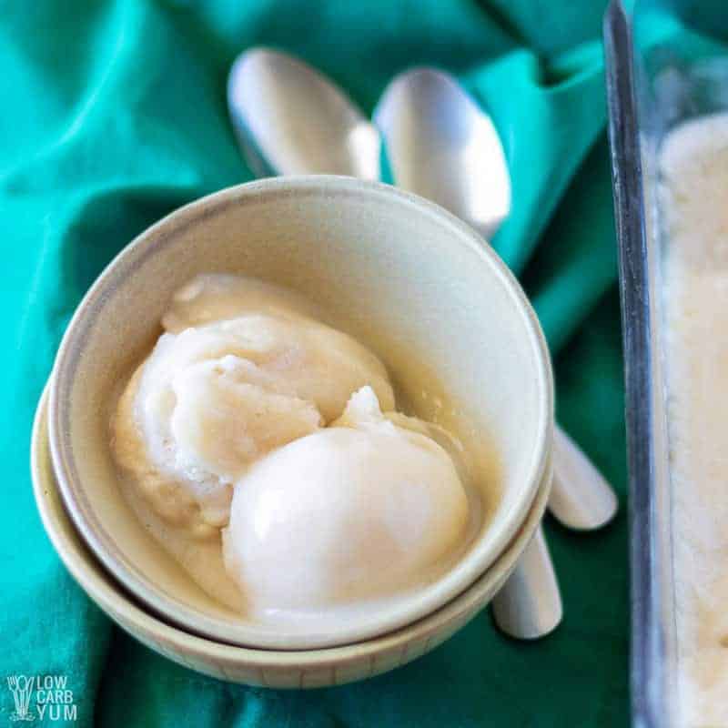 Easy homemade almond milk ice cream