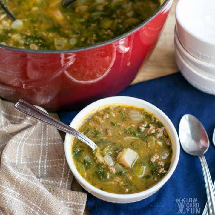 Easy Hamburger Stew Recipe with Crock Pot Option Low Carb Yum