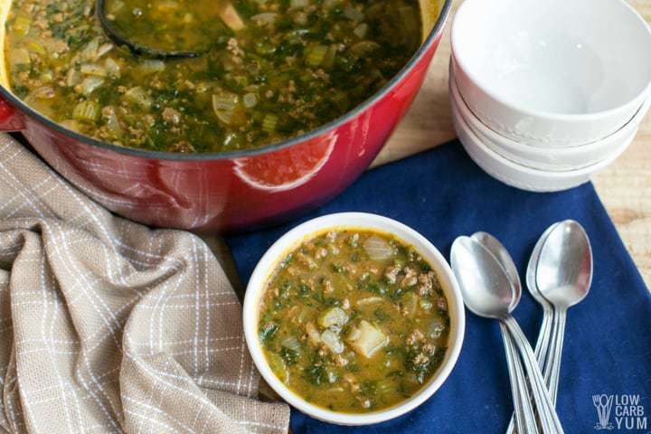 Easy hamburger stew recipe in bowl