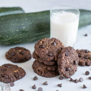 Healthy Chocolate Zucchini Cookies