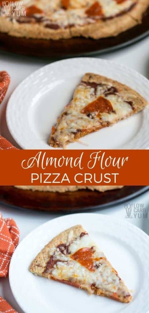 Almond flour pizza crust recipe
