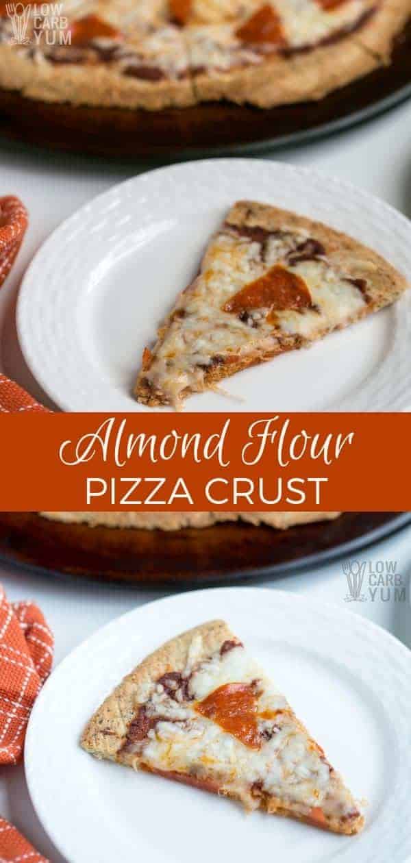 The Best Keto Almond Flour Pizza Crust Low Carb Yum