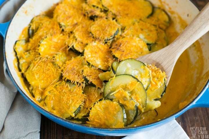 Easy Zucchini Gratin Recipe Keto, GlutenFree  Low Carb Yum