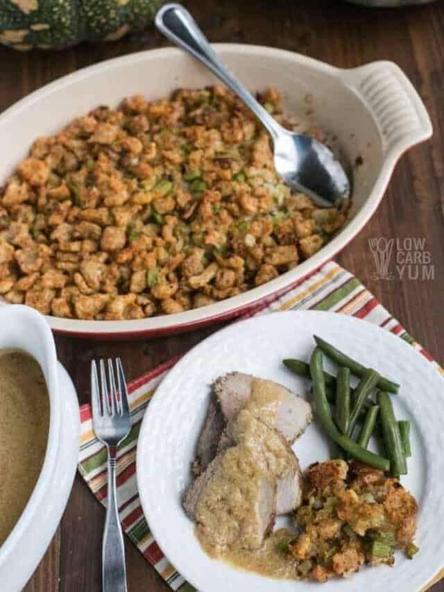 PALEO LOW CARB STUFFING FOR POULTRY (GLUTEN-FREE) STORY