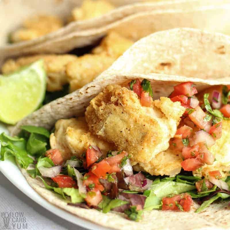 Keto Paleo Fish Tacos