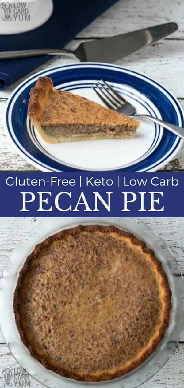 A delicious low carb pecan pie is possible if you use the right sweetener. So good, you'll want to enjoy this traditional holiday pie throughout the year.
