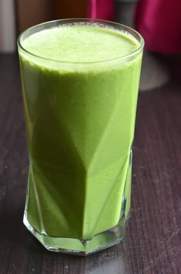 Kale Coconut Shake in tall glass