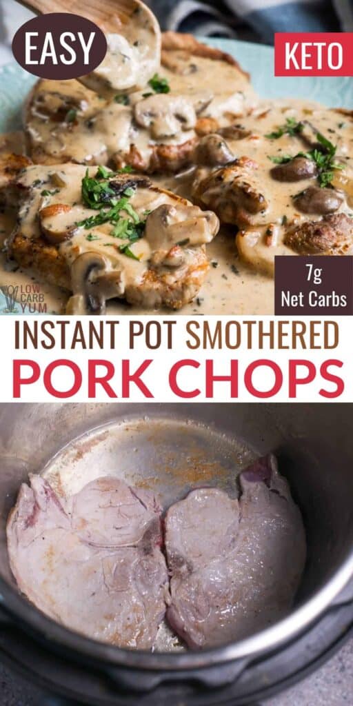 instant pot smothered pork chops