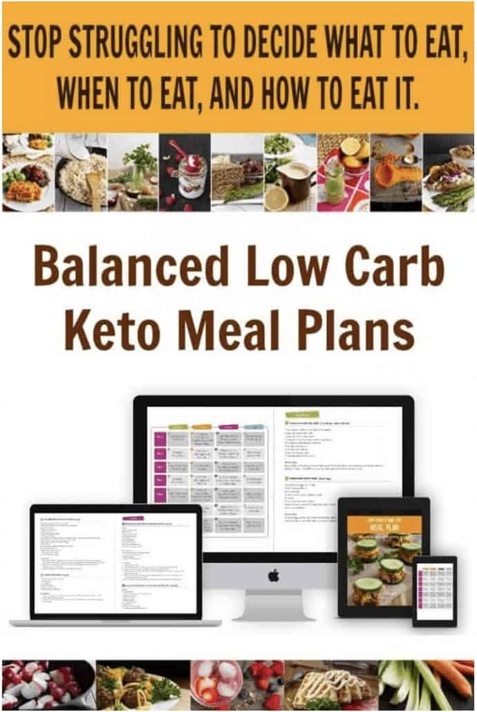 Text Balanced Low Carb Keto Meal Plans