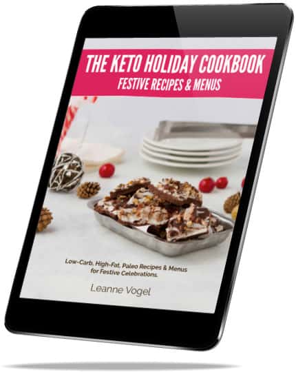 The Keto Holiday Cookbook E-Book on iPad