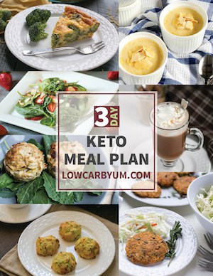 3 Day Keto Meal Plan Pinterest photo