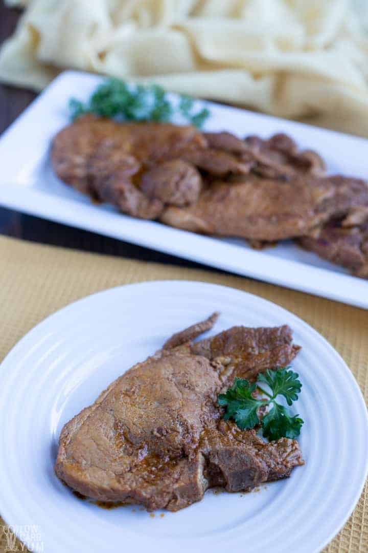 bone-in pork chops without BBQ sauce