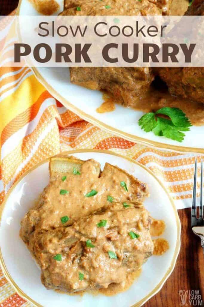 Slow cooker pork curry recipe