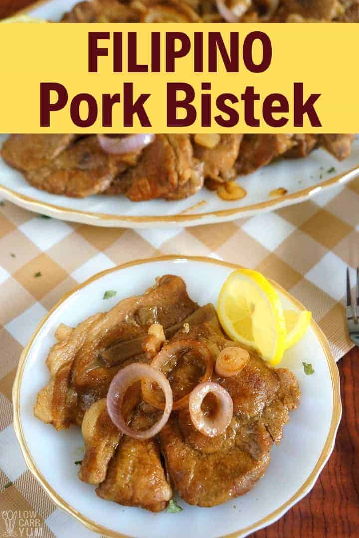 Filipino Pork Bistek Recipe Low Carb Yum