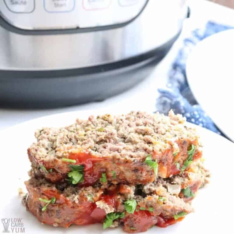 Instant Pot Meatloaf (Keto, Low Carb) Low Carb Yum