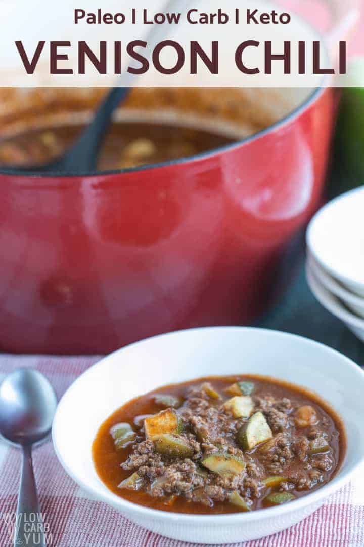 Venison Chili Stovetop Or Slow Cooker Recipe Low Carb Yum