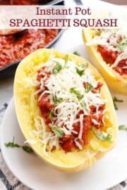 Cook Spaghetti Squash in an Instant Pot | Low Carb Yum