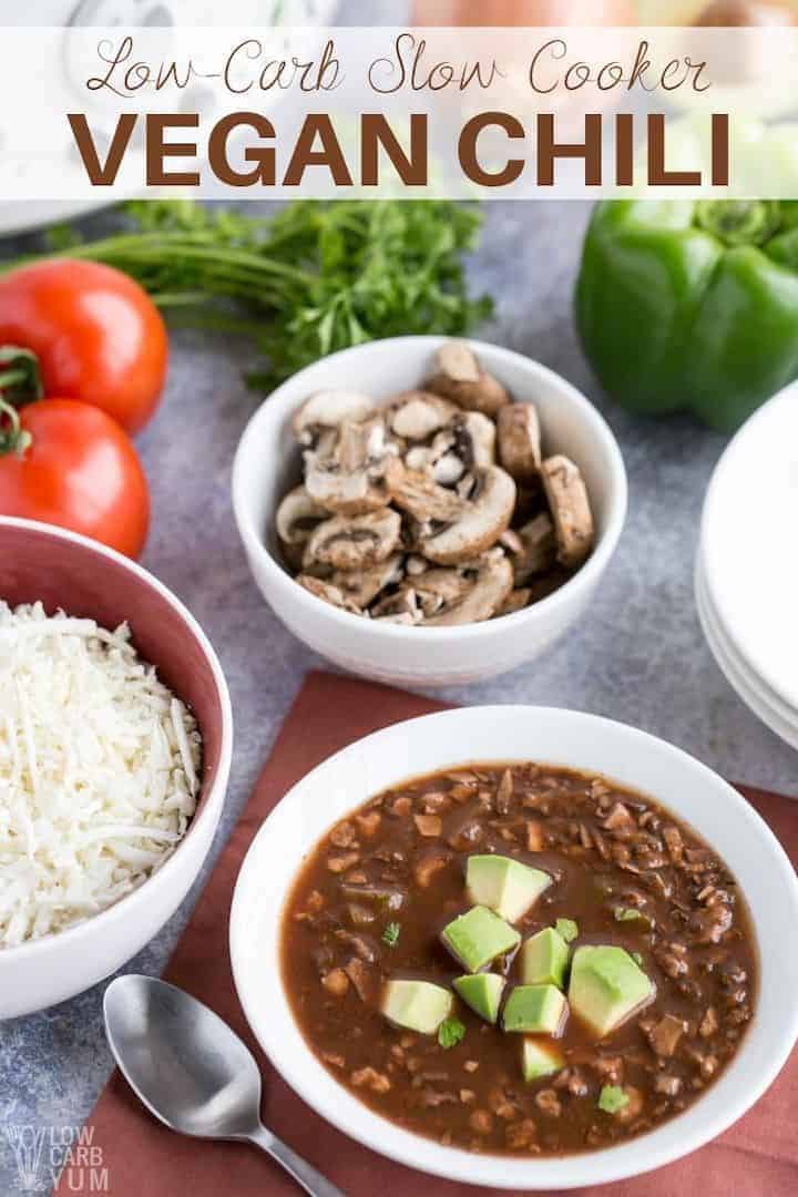 slow cooker vegan chili recipe