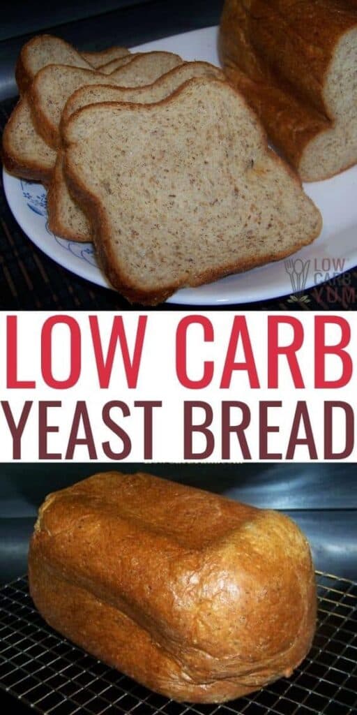 low carb yeast bread machine recipe