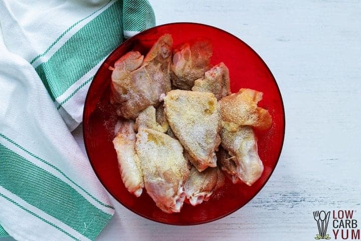 chicken wings in bowl