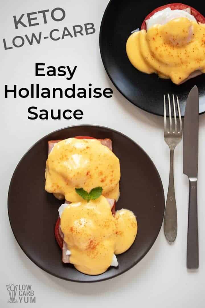 low carb keto hollandaise sauce recipe