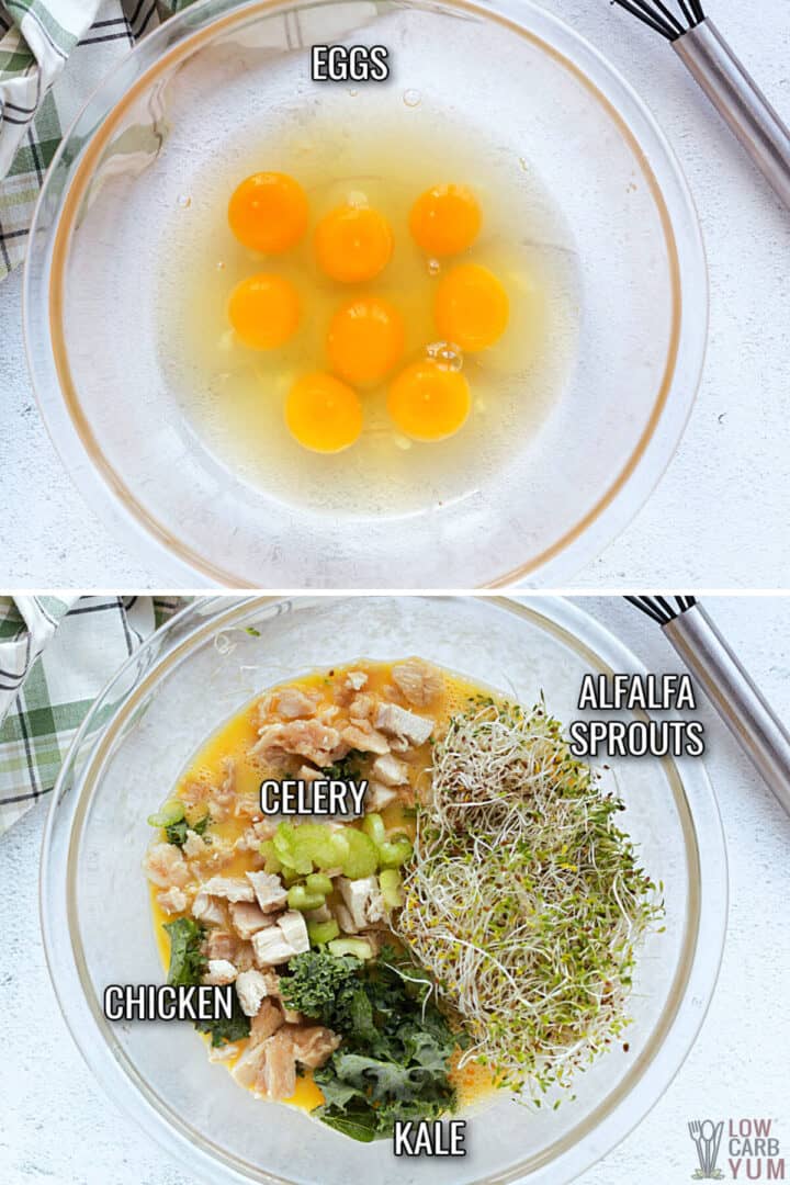 Chicken Egg Foo Young (5Ingredients) Low Carb Yum