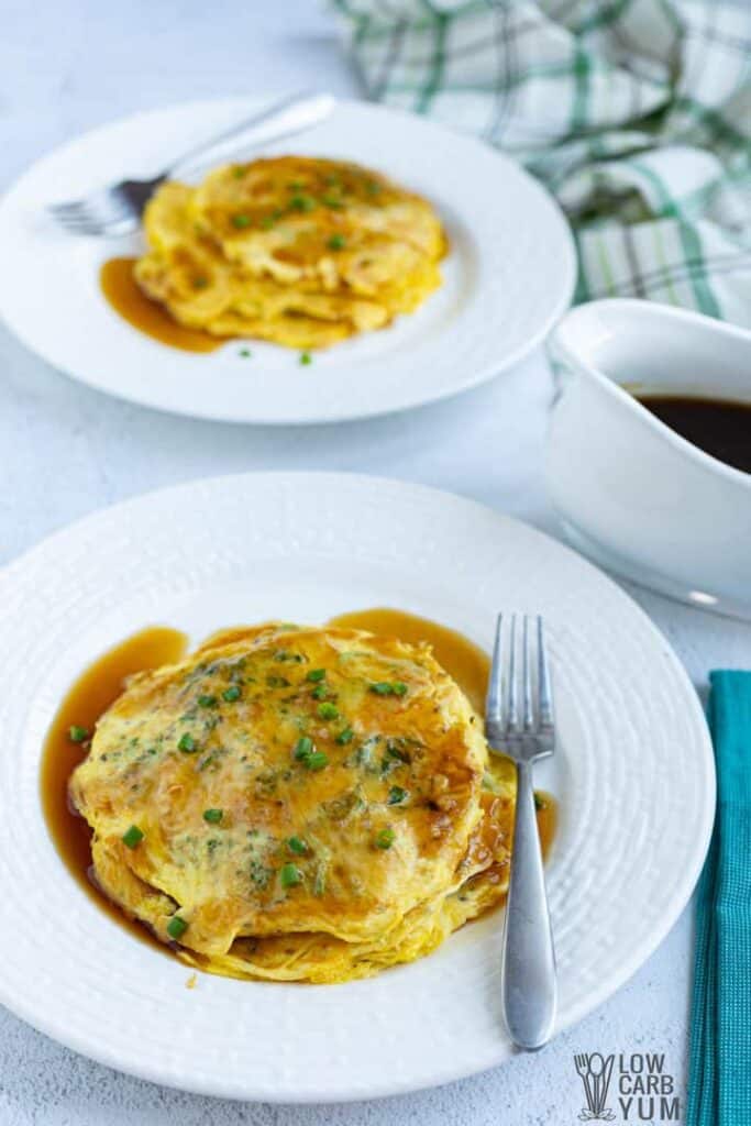 Chicken Egg Foo Young (5Ingredients) Low Carb Yum