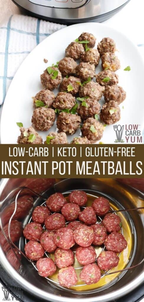 Keto Instant Pot Meatballs Recipe