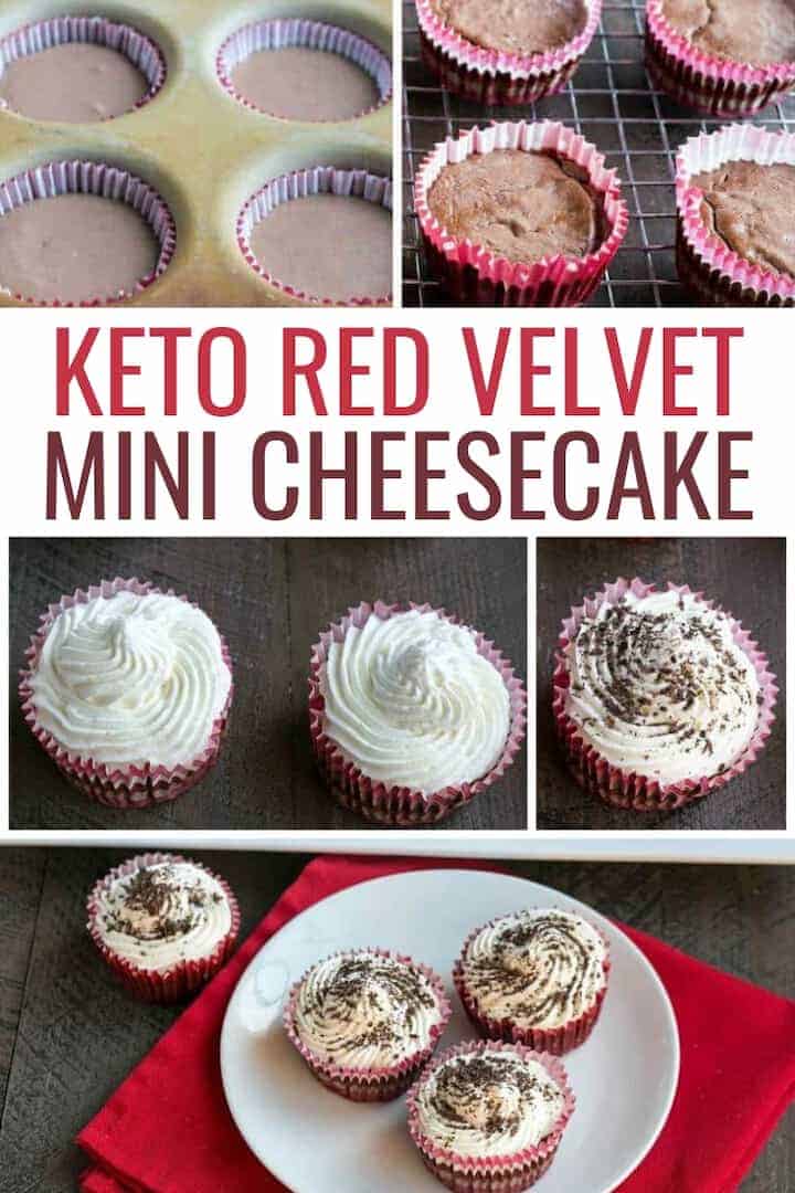 Red Velvet Cheesecake Cupcakes Recipe - Low Carb Yum