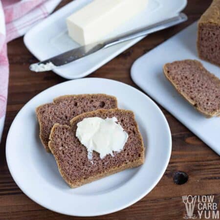 Almond Butter Keto Paleo Bread Recipe (5 Ingredients) - Low Carb Yum