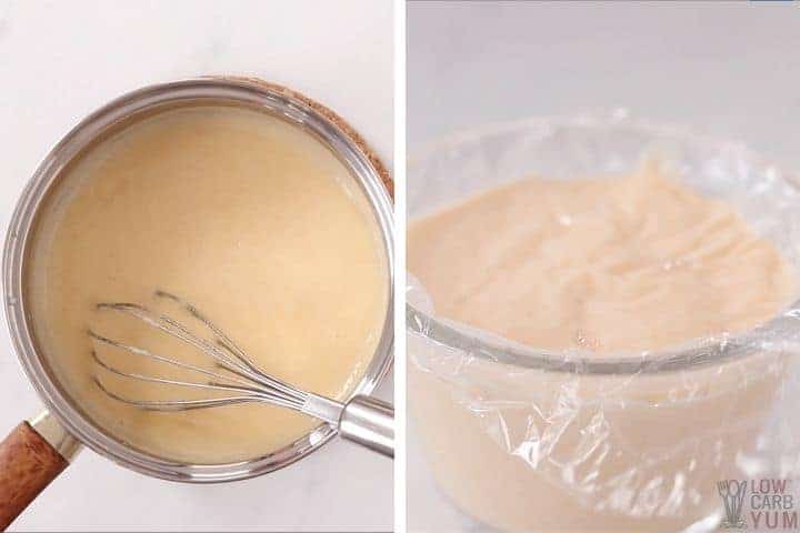 cooked custard
