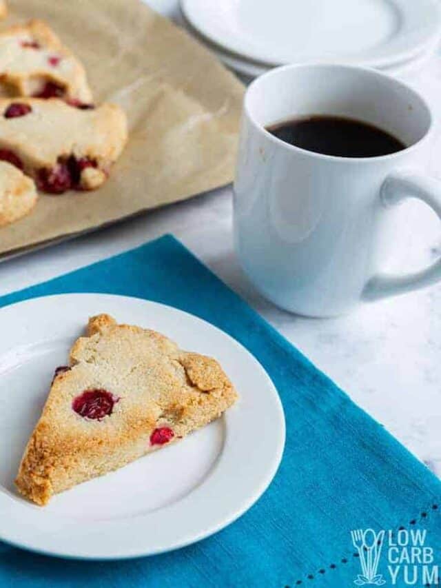 cranberry scones keto breakfast ideas