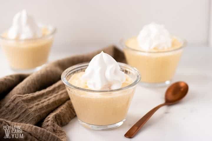 low carb banana pudding