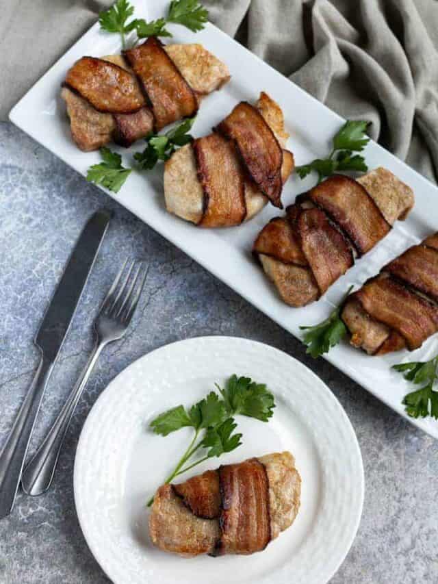 BACON WRAPPED PORK CHOPS RECIPE STORY Low Carb Yum