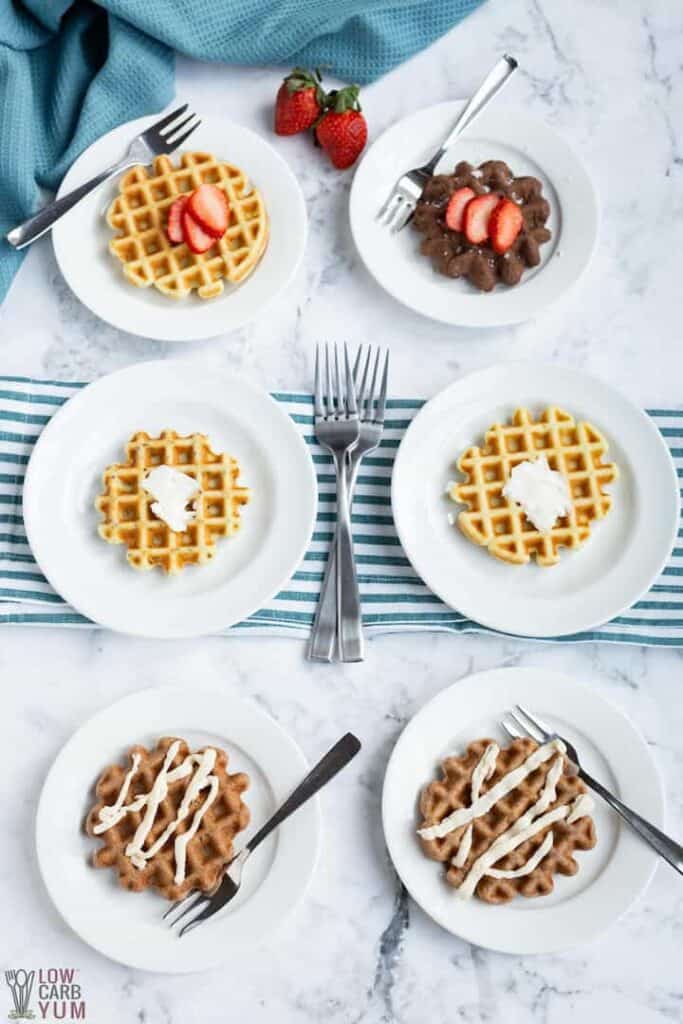 dairy free keto low carb waffles