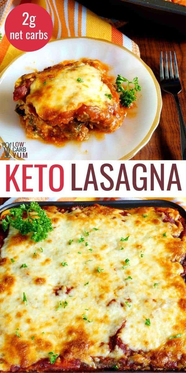 Keto Lasagna Recipe (No Noodle, Pasta Free) - Low Carb Yum