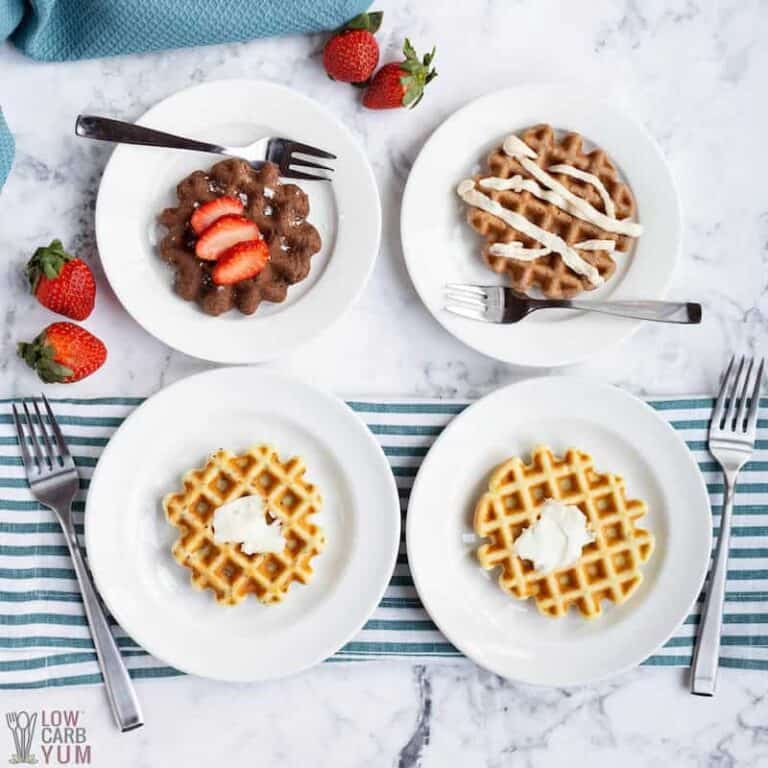 Keto Waffles for a Dash Mini Waffle Maker Low Carb Yum
